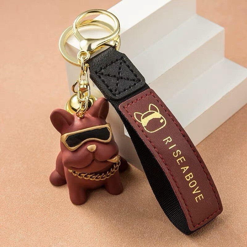 French Bulldog Keychain Cartoon Anime Keychain Backpack Gifts
