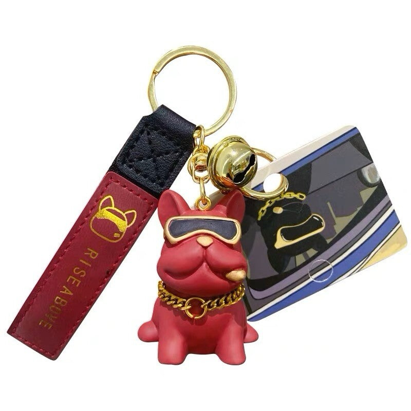 French Bulldog Keychain Cartoon Anime Keychain Backpack Gifts
