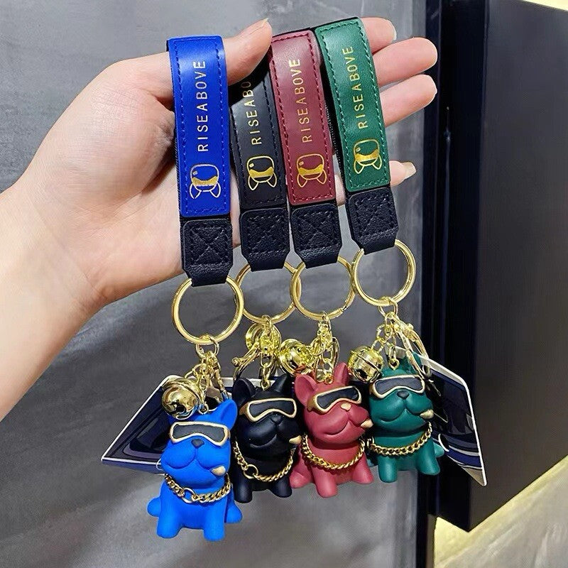 French Bulldog Keychain Cartoon Anime Keychain Backpack Gifts